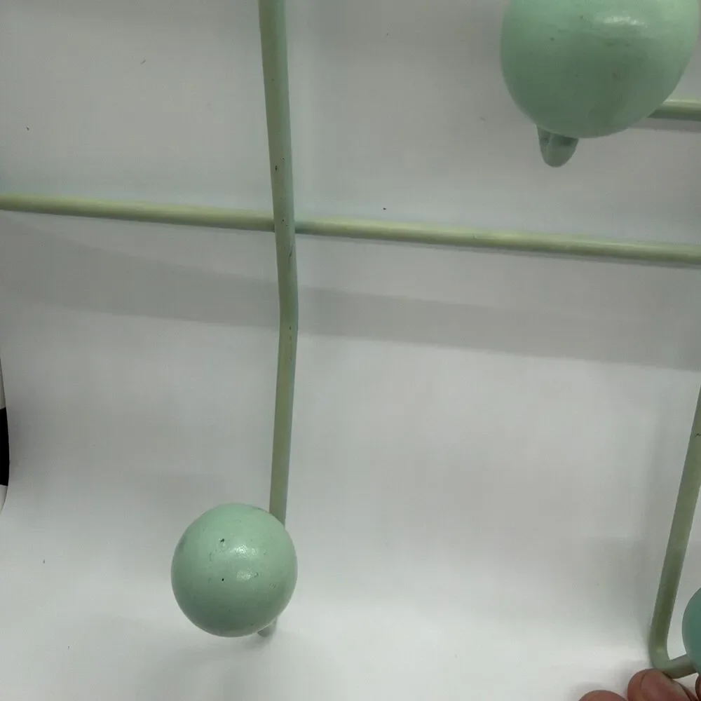 Mid-Century Modern Hangit Ball Hanger - Sea Foam Green- Inspired By Eames Sphere